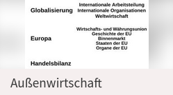 Außenwirtschaft
