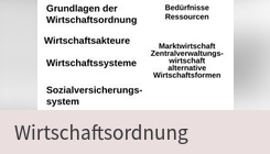 Wirtschaftsordnung