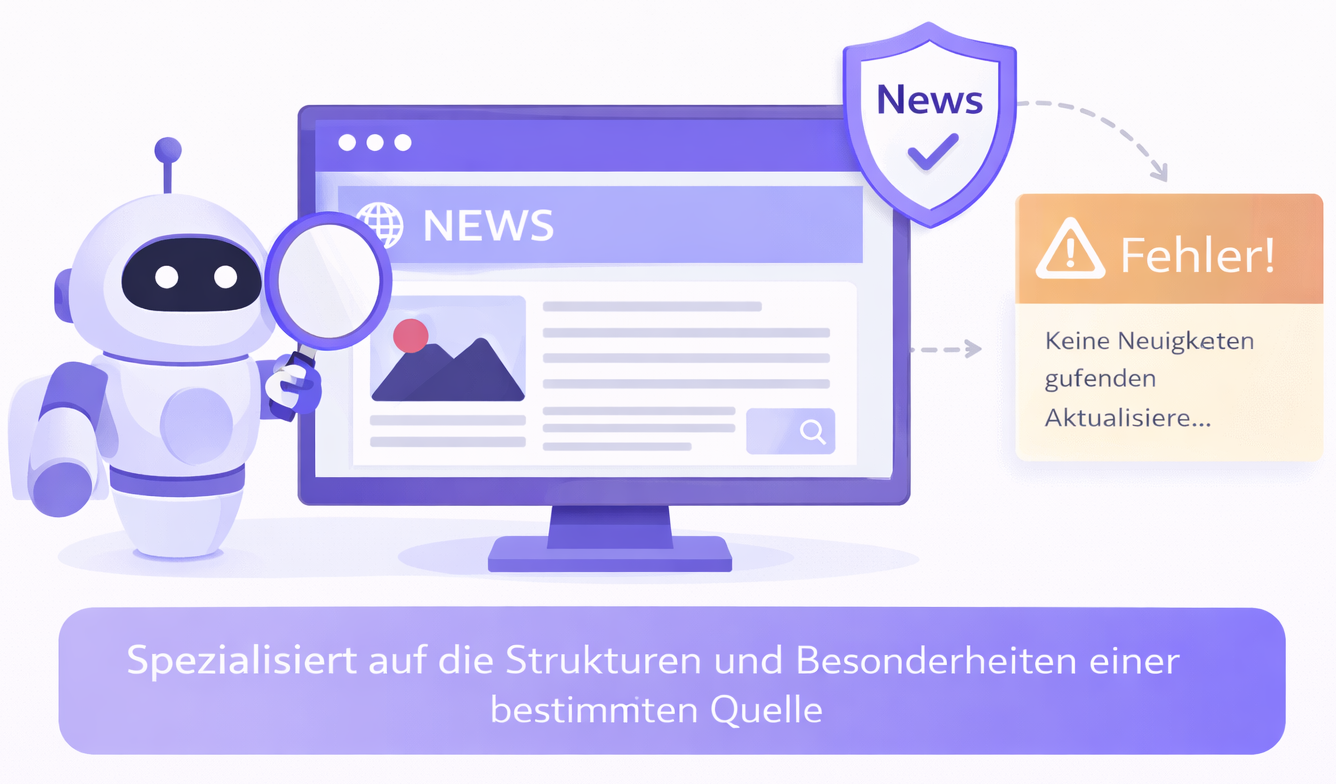 Crawler für eine Quelle